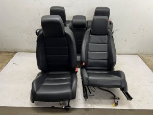 10-14 VW MK6 Golf GTI 2 DR Seats Heated Black Leatherette OEM