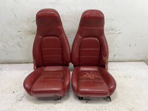 Mazda Miata Seats Red NA 90-97 OEM 93LE